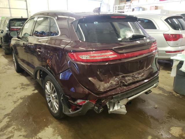 2017 LINCOLN MKC RESERV 5LMCJ3D92HUL49307