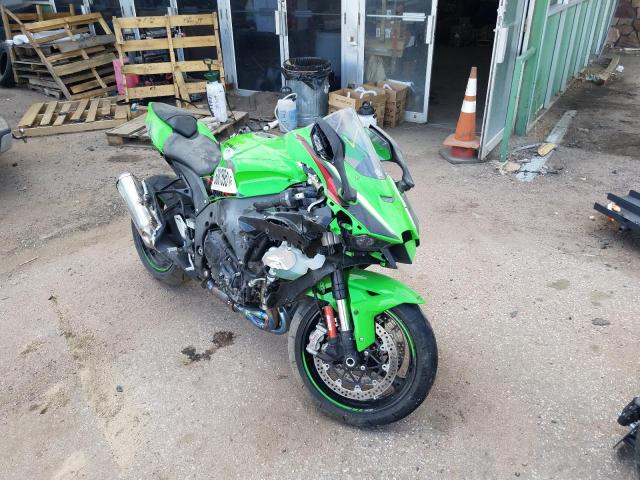 Salvage cars for sale from Copart Colorado Springs, CO: 2021 Kawasaki ZX1002 M