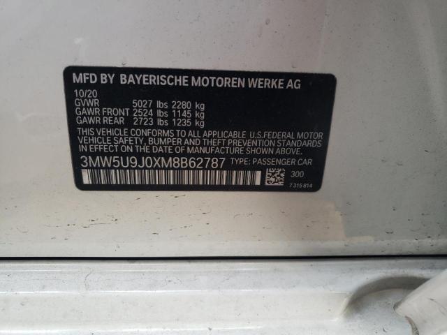 2021 BMW M340XI 3MW5U9J0XM8B62787