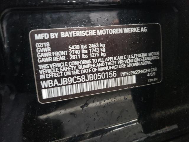 2018 BMW M550XI WBAJB9C58JB050156