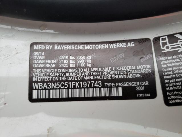 2015 BMW 428 XI WBA3N5C51FK197743