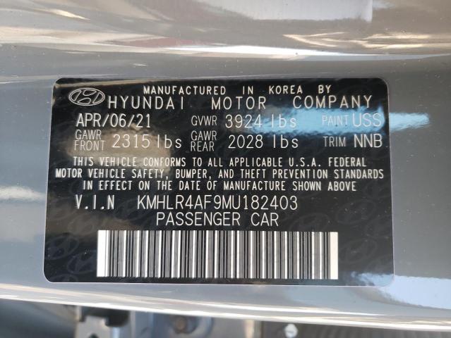 2021 HYUNDAI ELANTRA N KMHLR4AF9MU182403