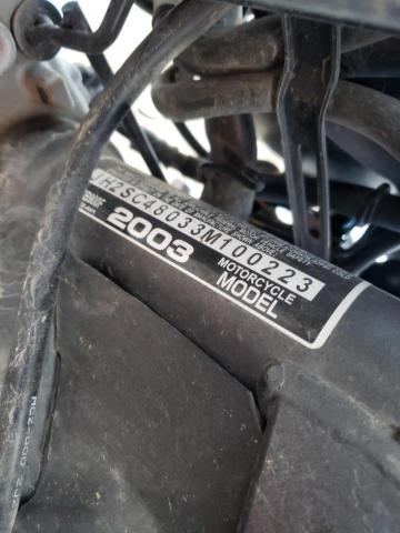 2003 HONDA CB900 F JH2SC48033M100223