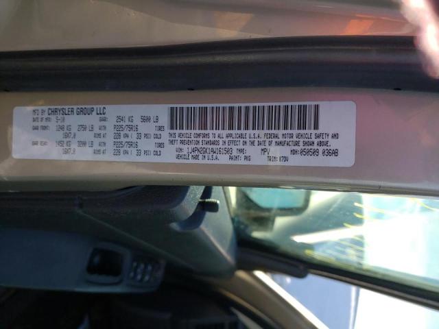 2010 JEEP LIBERTY SP 1J4PN2GK1AW161503
