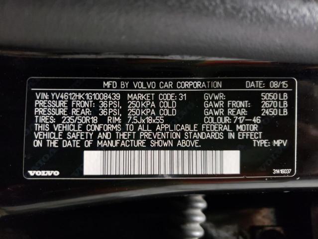 2016 VOLVO V60 T5 YV4612HK1G1008439