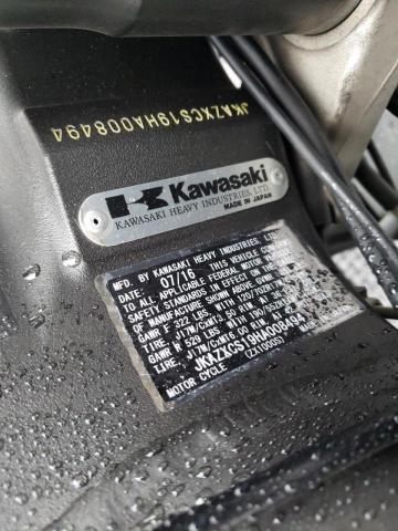 2017 KAWASAKI ZX1000 S JKAZXCS19HA008494