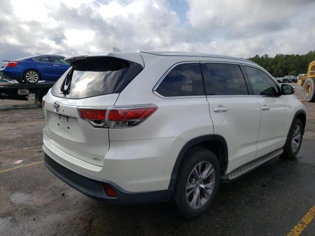 VIN 5TDKKRFH9ES007358 2014 Toyota Highlander, Xle no.4