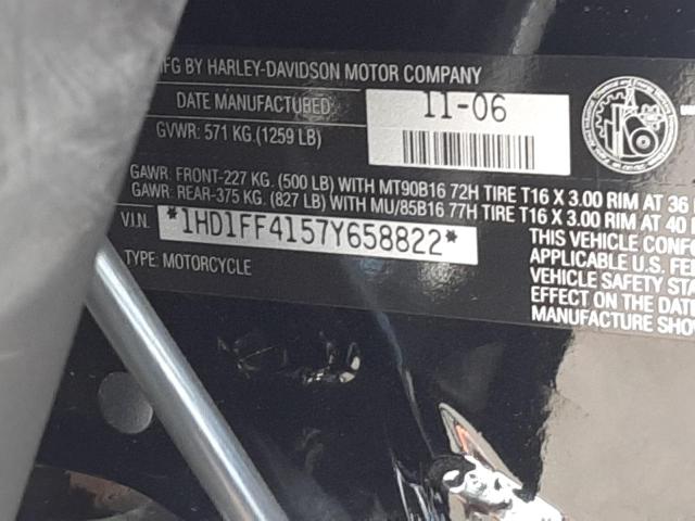 2007 HARLEY-DAVIDSON FLHT CLASS 1HD1FF4157Y658822