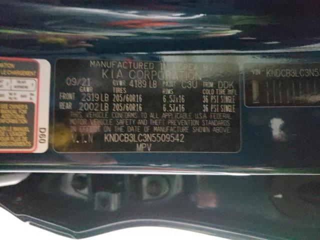 2022 KIA NIRO LX KNDCB3LC3N5509542