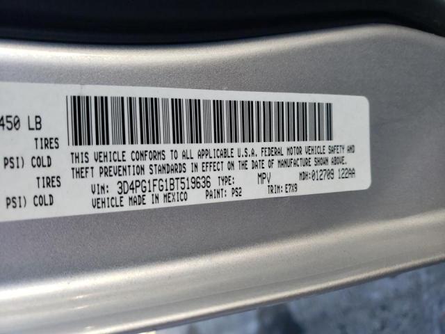 2011 DODGE JOURNEY MA 3D4PG1FG1BT519636