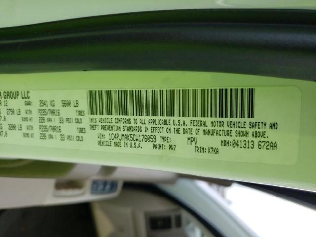 2012 JEEP LIBERTY SP 1C4PJMAK5CW176059