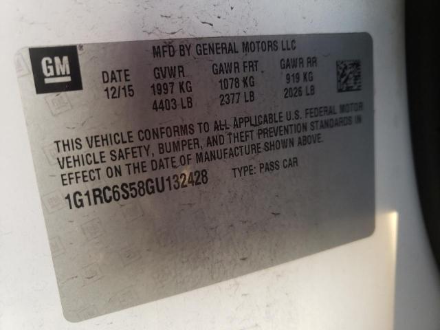 VIN 1G1RC6S58GU132428 2016 Chevrolet Volt, LT no.10