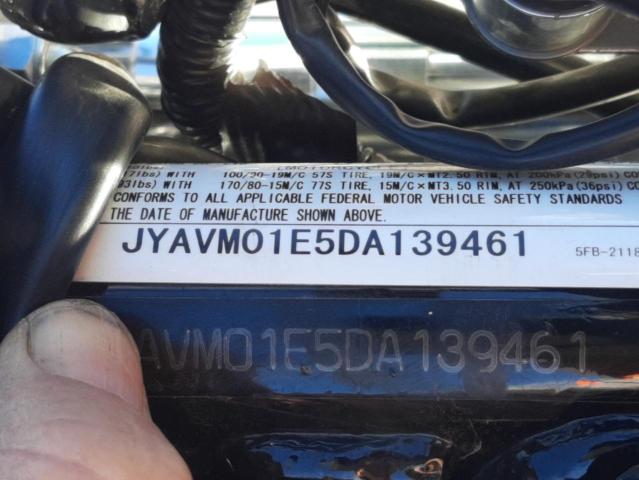 2013 YAMAHA XVS650 JYAVM01E5DA139461