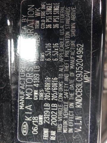 2018 KIA NIRO FE KNDCB3LC9J5204962