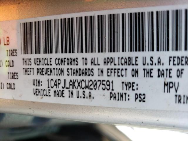 2012 JEEP LIBERTY SP 1C4PJLAKXCW207591