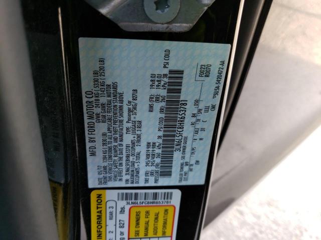 2017 LINCOLN MKZ RESERV 3LN6L5FC8HR653781