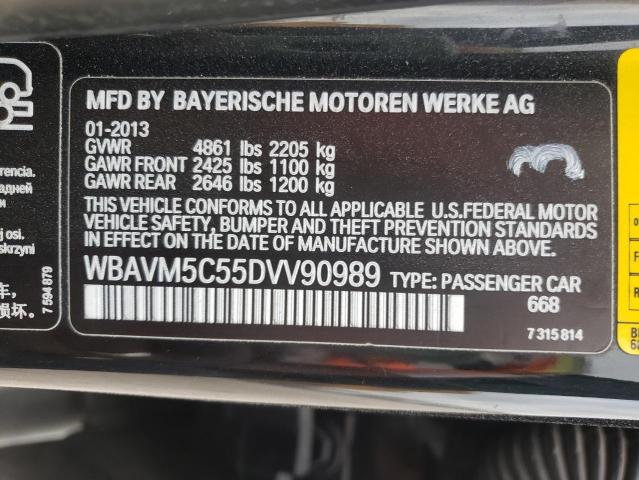 2013 BMW X1 XDRIVE3 WBAVM5C55DVV90989