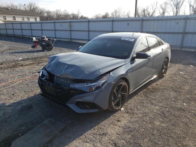 2021 HYUNDAI ELANTRA N KMHLR4AF9MU182403