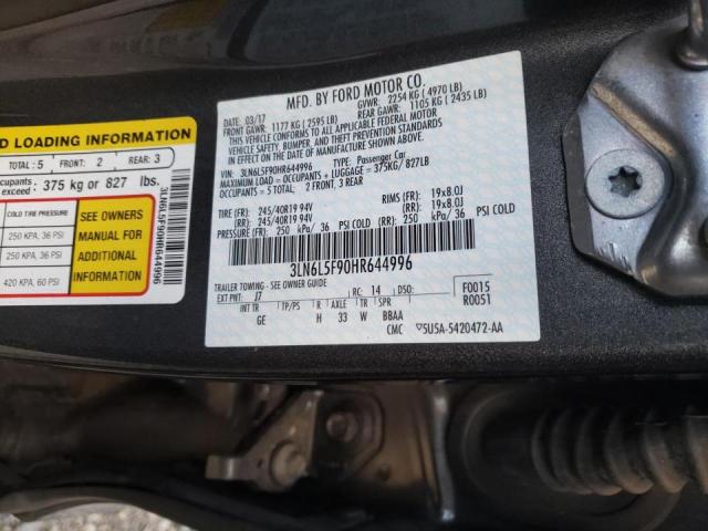 2017 LINCOLN MKZ RESERV 3LN6L5F90HR644996