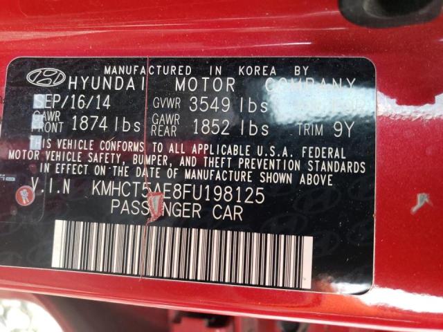 2015 HYUNDAI ACCENT GS KMHCT5AE8FU198125