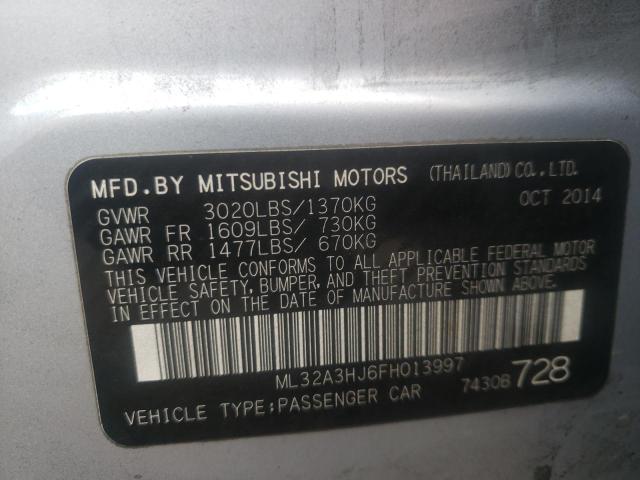 2015 MITSUBISHI MIRAGE DE ML32A3HJ6FH013997
