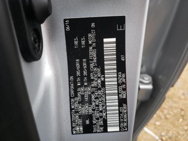 2016 TOYOTA LAND CRUIS JTMCY7AJ1G4047255