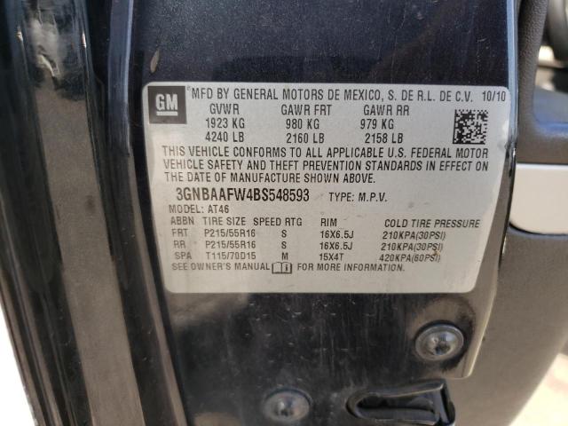 2011 CHEVROLET HHR LS 3GNBAAFW4BS548593