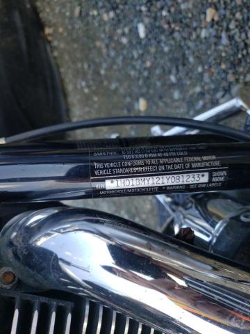 2001 HARLEY-DAVIDSON FLSTF 1HD1BMY121Y081233