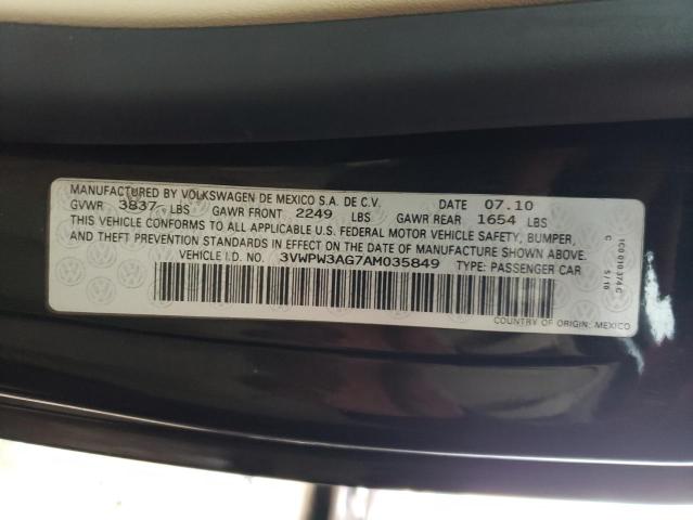 2010 VOLKSWAGEN NEW BEETLE 3VWPW3AG7AM035849