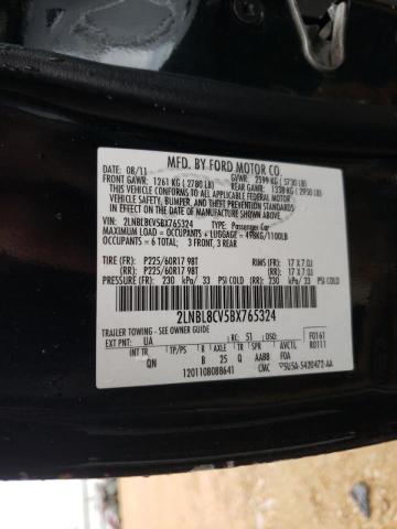 2011 LINCOLN TOWN CAR S 2LNBL8CV5BX765324