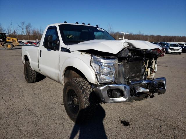 Salvage cars for sale from Copart Angola, NY: 2012 Ford F250 Super