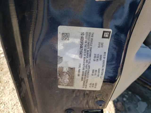 2010 CHEVROLET COBALT 1LT 1G1AD5F54A7164779