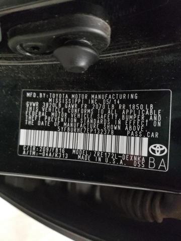 2014 TOYOTA CARROLLA 5YFBURHE7EP132378
