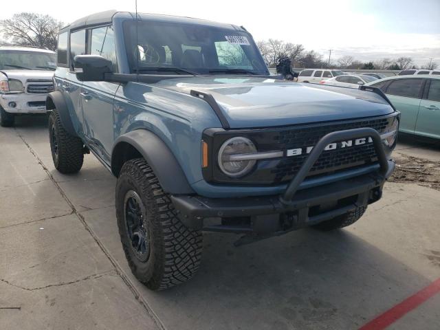 Salvage cars for sale from Copart Wilmer, TX: 2021 Ford Bronco FIR