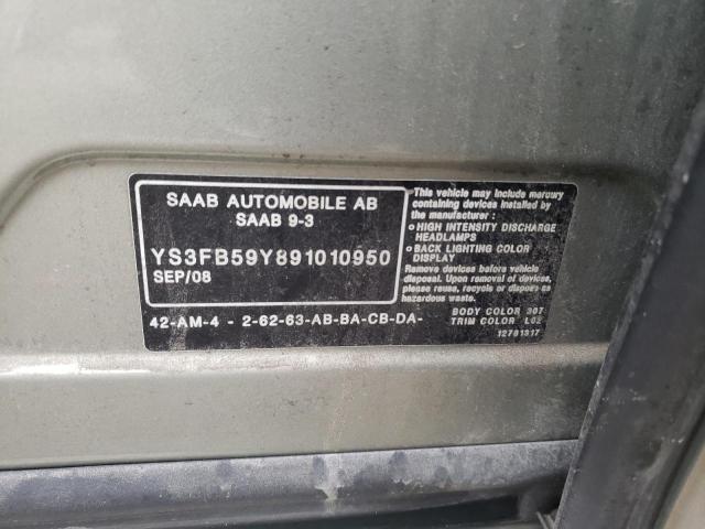 SAAB 9 3 2009 TAN Photo 10