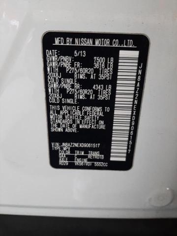 2013 INFINITI QX56 JN8AZ2NEXD9061517