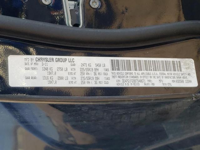 2011 DODGE JOURNEY MA 3D4PG1FG9BT540671