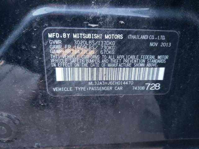 2014 MITSUBISHI MIRAGE DE ML32A3HJ6EH014470