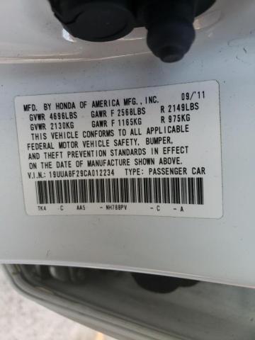 2012 ACURA TL 19UUA8F29CA012234
