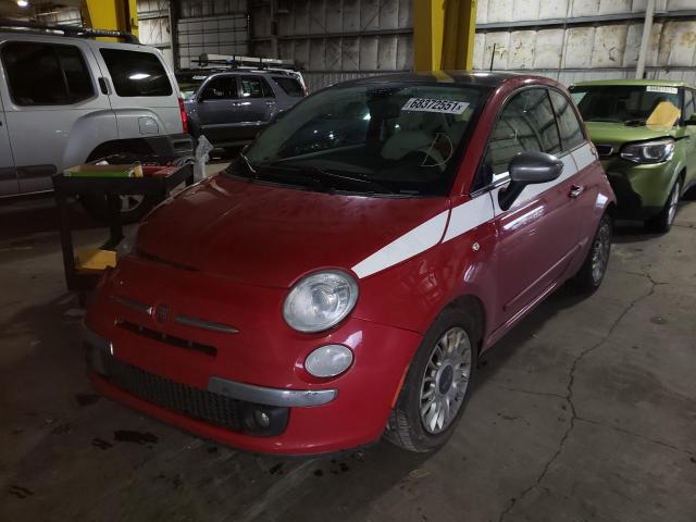 2012 FIAT 500 LOUNGE 3C3CFFCR7CT270525