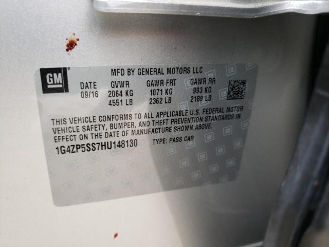 2017 BUICK LACROSSE E 1G4ZP5SS7HU148130