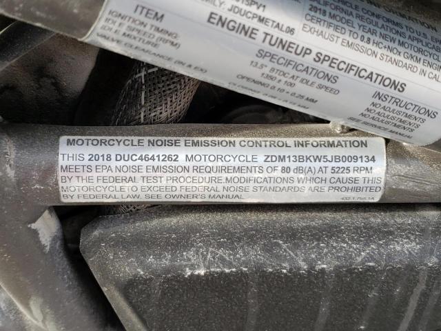 2018 DUCATI XDIAVEL - ZDM13BKW5JB009134