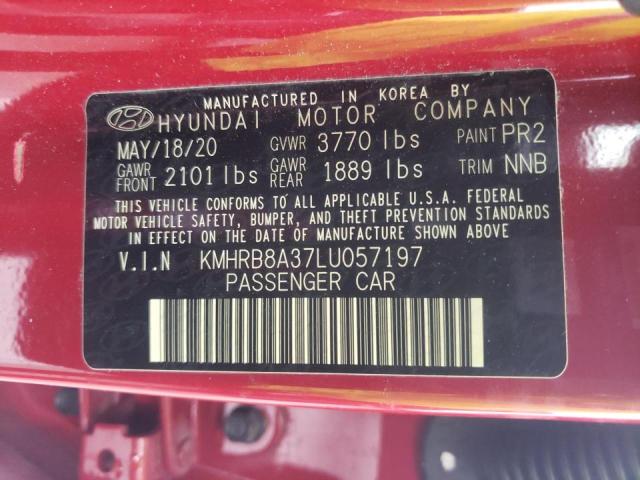 2020 HYUNDAI VENUE SE KMHRB8A37LU057197