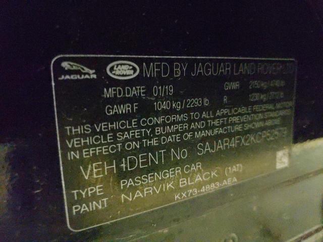 2019 JAGUAR XE SAJAR4FX2KCP52579