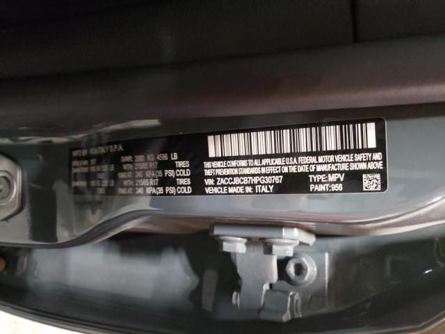 2017 JEEP RENEGADE T ZACCJBCB7HPG30767