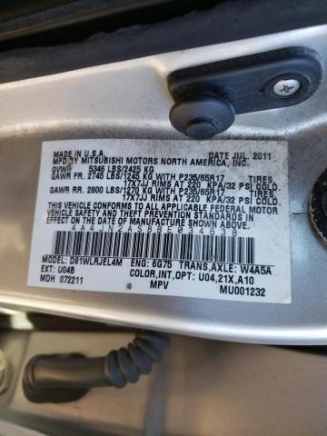 2011 MITSUBISHI ENDEAVOR L 4A4JN2AS8BE034638