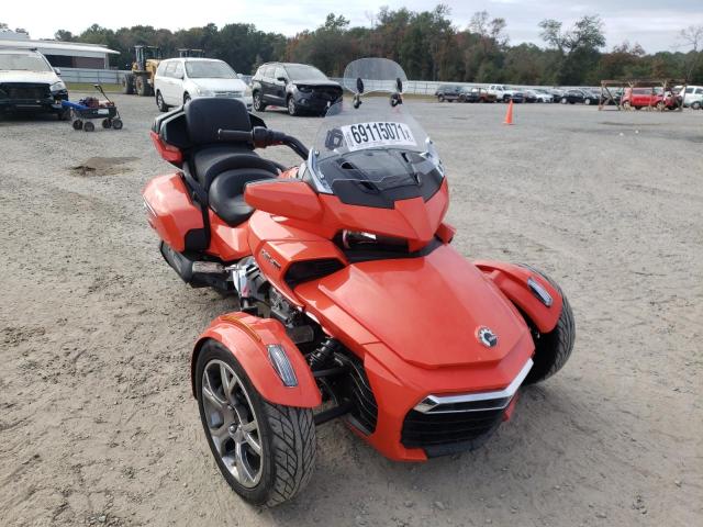 Salvage cars for sale from Copart Jacksonville, FL: 2021 Can-Am Spyder ROA