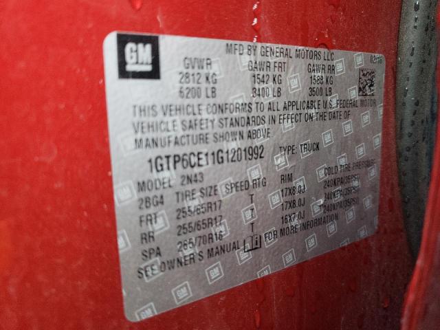 2016 GMC CANYON SLE 1GTP6CE11G1201992