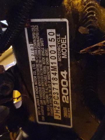 2004 HONDA CBR600 RR JH2PC37184M100150