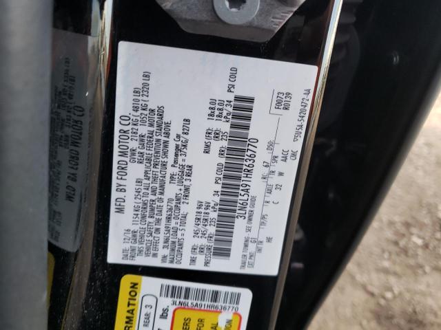 2017 LINCOLN MKZ PREMIE 3LN6L5A91HR636770